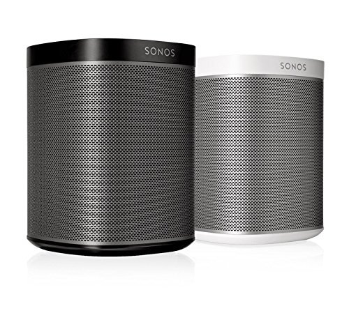 SONOS PLAY:1 2-Room Streaming Music Starter Set Bundle (Black & White)