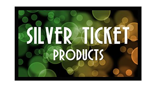STR-169110 Silver Ticket 4K Ultra HD Ready Cinema Format (6 Piece Fixed Frame) Projector Screen (16:9, 110", White Material)