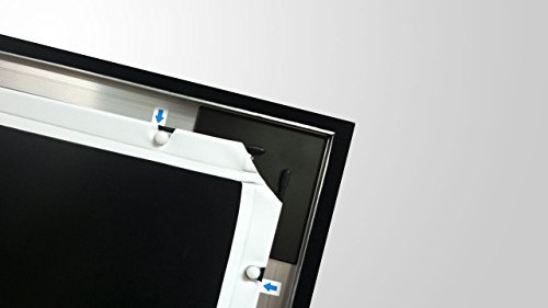 STR-169110 Silver Ticket 4K Ultra HD Ready Cinema Format (6 Piece Fixed Frame) Projector Screen (16:9, 110", White Material)