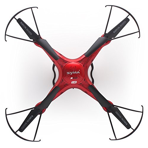 SYMA X5C Drone with 2.0MP HD Camera 3D Flips & High/Low Speed & Left/Right Mode Exclusive Red Color RC Quadcopter