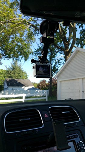 Sametop Suction Cup Mount for Gopro Hero 6, 5, 4, Session, 3+, 3, 2, 1 Cameras; Perfect for Car Windshield and Window