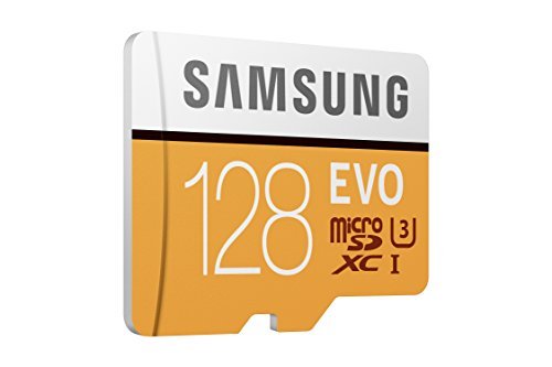 Samsung 100MB/s (U3) MicroSD EVO Memory Card with Adapter 128 GB (MB-MP128GA/AM)