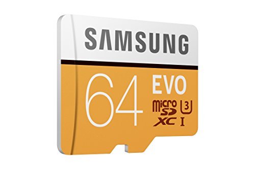 Samsung 100MB/s (U3) MicroSD EVO Memory Card with Adapter 64 GB (MB-MP64GA/AM)