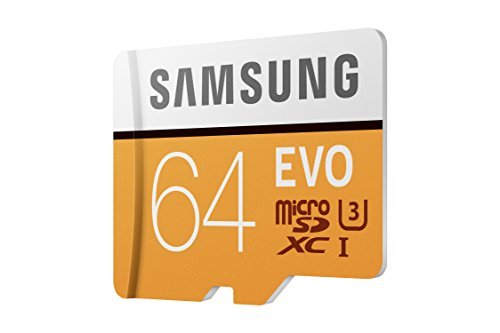 Samsung 100MB/s (U3) MicroSD EVO Memory Card with Adapter 64 GB (MB-MP64GA/AM)