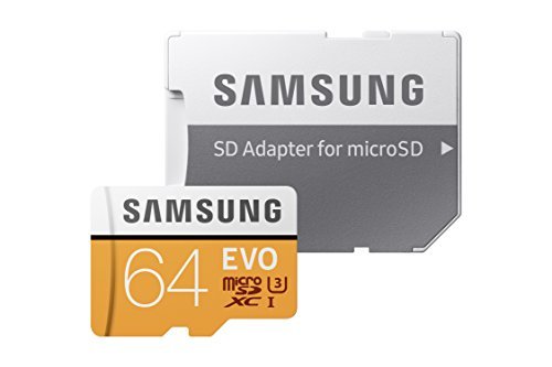 Samsung 100MB/s (U3) MicroSD EVO Memory Card with Adapter 64 GB (MB-MP64GA/AM)