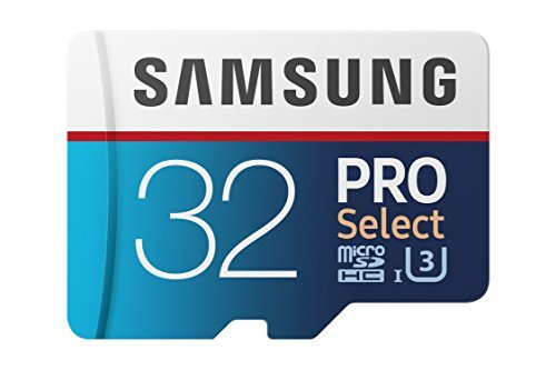 Samsung 100MB/s (U3) MicroSD PRO Select Memory Card with Adapter 32 GB (MB-MF32GA/AM)