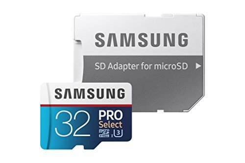 Samsung 100MB/s (U3) MicroSD PRO Select Memory Card with Adapter 32 GB (MB-MF32GA/AM)