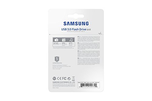 Samsung 128GB BAR (METAL) USB 3.0 Flash Drive (MUF-128BA/AM)