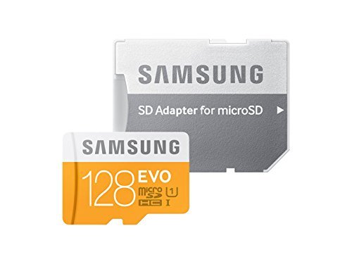 Samsung 128GB EVO Class 10 Micro SDXC Card with Adapter up to 48MB/s (MB-MP128DA/EU)