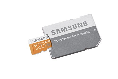 Samsung 128GB up to 48MB/s EVO Class 10 Micro SDXC Card with Adapter (MB-MP128DA/AM)