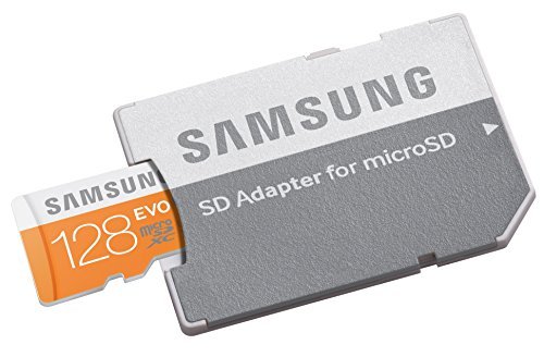 Samsung 128GB up to 48MB/s EVO Class 10 Micro SDXC Card with Adapter (MB-MP128DA/AM)