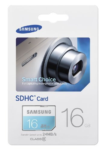 Samsung 16GB Class 6 SDHC up to 24MB/s (MB-SS16D/AM)