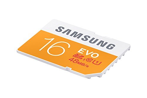 Samsung 16GB EVO Class 10 SDHC Card up to 48MB/s (MB-SP16D/AM)