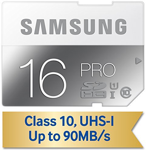 Samsung 16GB PRO Class 10 SDHC up to 90MB/s (MB-SG16D/AM)