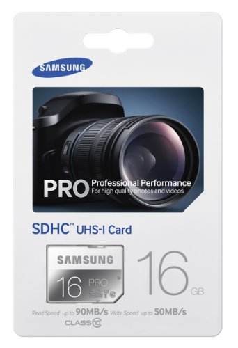 Samsung 16GB PRO Class 10 SDHC up to 90MB/s (MB-SG16D/AM)