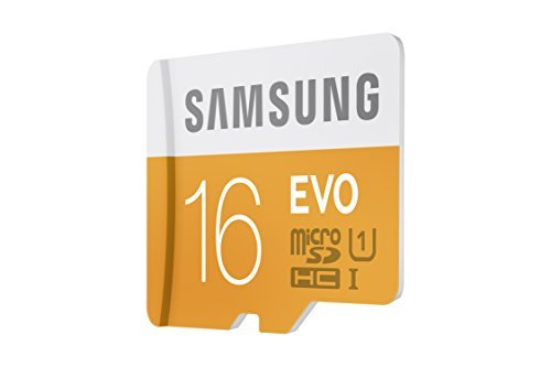Samsung 16GB up to 48MB/s EVO Class 10 Micro SDHC Card with Adapter (MB-MP16DA/AM)