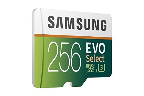 Samsung 256GB 100MB/s (U3) MicroSDXC EVO Select Memory Card with Adapter (MB-ME256GA/AM)