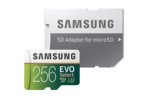 Samsung 256GB 100MB/s (U3) MicroSDXC EVO Select Memory Card with Adapter (MB-ME256GA/AM)