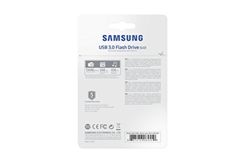 Samsung 64GB BAR (METAL) USB 3.0 Flash Drive (MUF-64BA/AM)