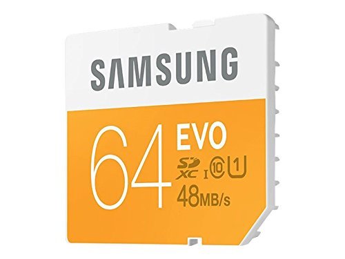 Samsung 64GB EVO SDXC UHS 1 - Class 10 Memory Card (MB-SP64D/AM)