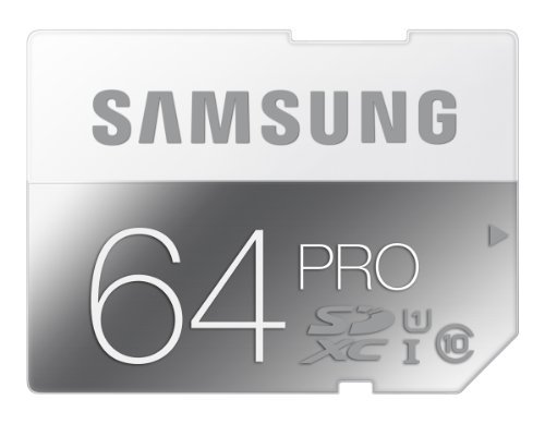 Samsung 64GB PRO SDXC Memory Card - Class 10 (MB-SG64D/AM)