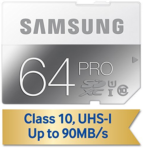 Samsung 64GB PRO SDXC Memory Card - Class 10 (MB-SG64D/AM)