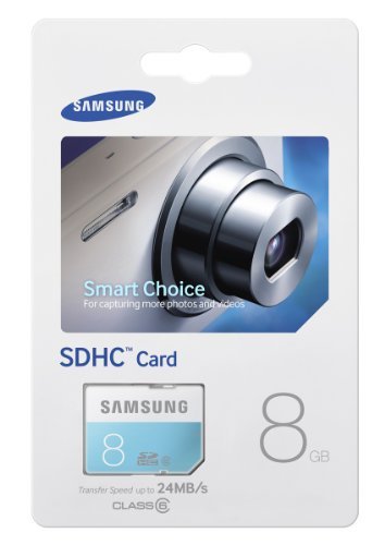 Samsung 8GB Class 6 SDHC up to 24MB/s (MB-SS08D/AM)