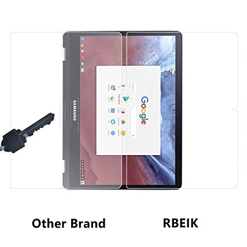 Samsung Chromebook Plus Screen Protector Glass, RBEIK 9H Hardness Scratch Resistant Tempered Glass Screen Protector for Samsung Chromebook Plus / Pro 12.3" Convertible Touch Laptop