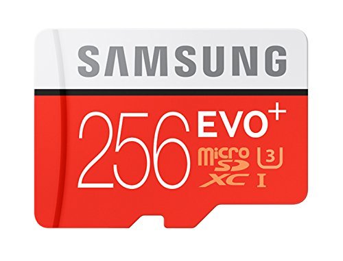 Samsung EVO+ 256GB UHS-I microSDXC U3 Memory Card with Adapter (MB-MC256DA/AM)