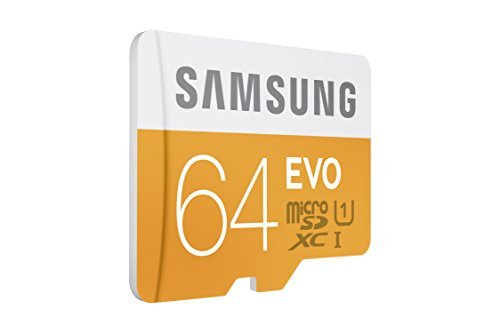 Samsung EVO 64GB Micro SDXC Memory Card with Adapter up to 48/MB/s (MB-MP64DA/AM)