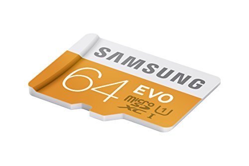 Samsung EVO 64GB Micro SDXC Memory Card with Adapter up to 48/MB/s (MB-MP64DA/AM)