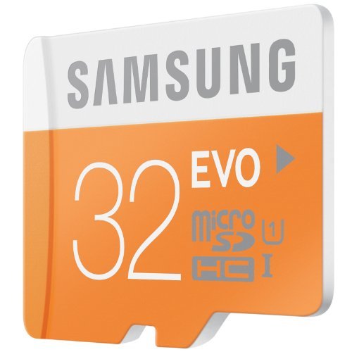 Samsung Electronics 32GB EVO Micro SDHC UHS-I Upto 48MB/s Class 10 Memory Card (MB-MP32D)