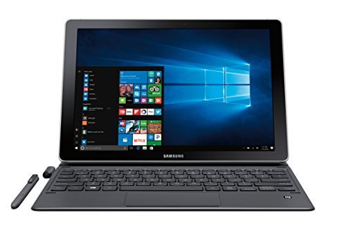 Samsung Galaxy Book 12” Windows 2-in-1 PC (Wi-Fi) Silver, 8GB RAM/256GB SSD, SM-W720NZKAXAR