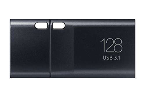 Samsung MUF-128DA2/WW USB Type-C 3.1 Flash Drive, 128 GB, Black