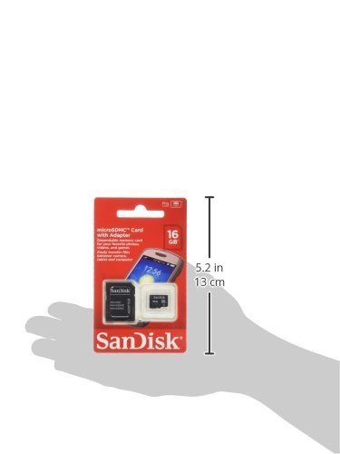 SanDisk 16GB Mobile MicroSDHC Class 4 Flash Memory Card With Adapter- SDSDQM-016G-B35A