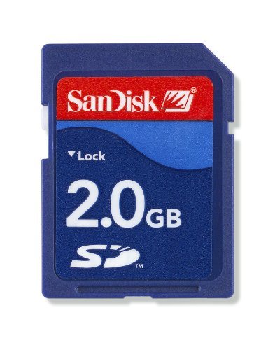 SanDisk 2GB Class 4 SD Flash Memory Card- SDSDB-002G-B35 (Label May Change)