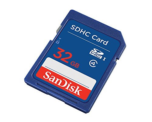 SanDisk 32GB Class 4 SDHC Memory Card, Frustration-Free Packaging- SDSDB-032G-AFFP (Label May Change)