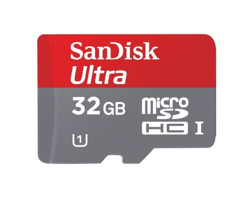 SanDisk 32GB ULTRA microSDHC Card Class 10 (SDSDQUA-032G-A11A)