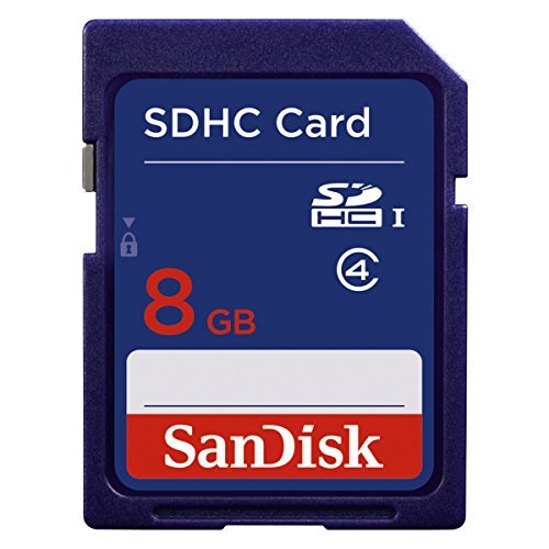 SanDisk 8GB SDHC Memory Card (RETAIL PACKAGE)