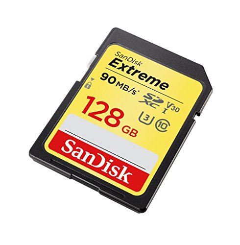 SanDisk Extreme 128GB SDXC UHS-I Card (SDSDXVF-128G-GNCIN) [Newest Version]