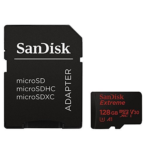 SanDisk Extreme 128GB microSDXC UHS-I Card - SDSQXAF-128G-GN6MA [Newest Version]