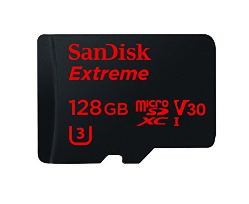 SanDisk Extreme 128GB microSDXC UHS-I Card with Adapter (SDSQXVF-128G-GN6MA)