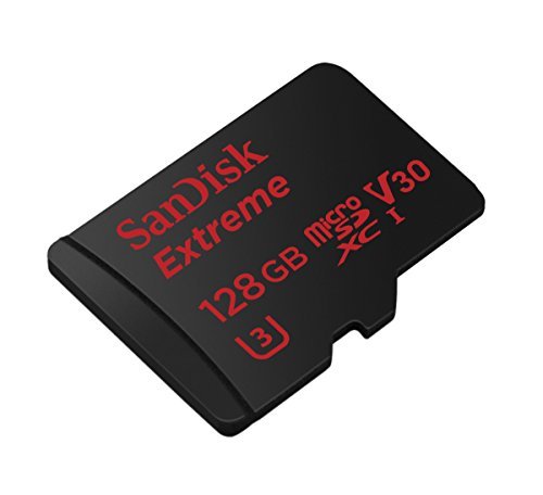 SanDisk Extreme 128GB microSDXC UHS-I Card with Adapter (SDSQXVF-128G-GN6MA)