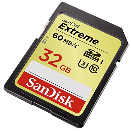 SanDisk Extreme 32GB UHS-I/U3 SDHC Memory Card Up To 60MB/s Read - SDSDXN-032G-G46 [Older Version]