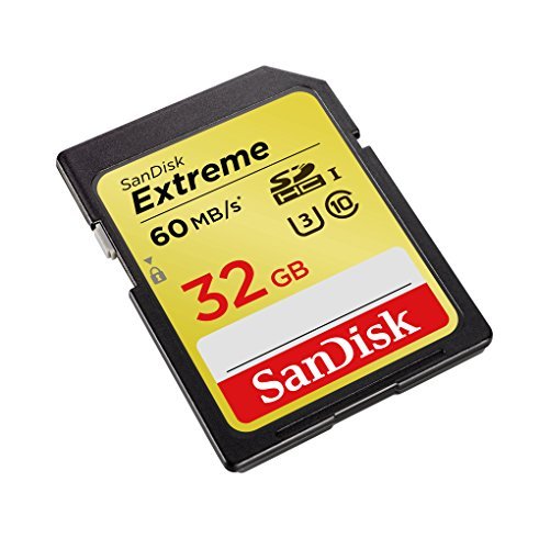 SanDisk Extreme 32GB UHS-I/U3 SDHC Memory Card Up To 60MB/s Read - SDSDXN-032G-G46 [Older Version]