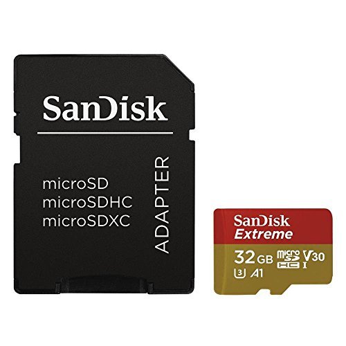 SanDisk Extreme 32GB microSDHC UHS-I Card - SDSQXAF-032G-GN6MA [Newest Version]