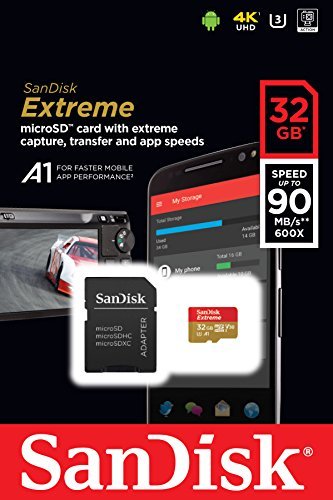 SanDisk Extreme 32GB microSDHC UHS-I Card - SDSQXAF-032G-GN6MA [Newest Version]