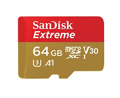 SanDisk Extreme 64GB microSDXC UHS-I Card - SDSQXAF-064G-GN6MA [Newest Version]