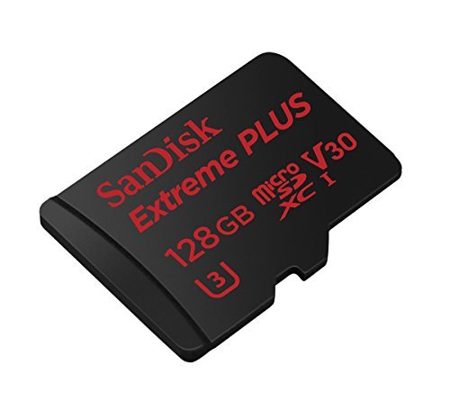 SanDisk Extreme PLUS 128GB Micro SDXC UHS-1 Card with Adapter - SDSQXWG-128G-GN6MAMA