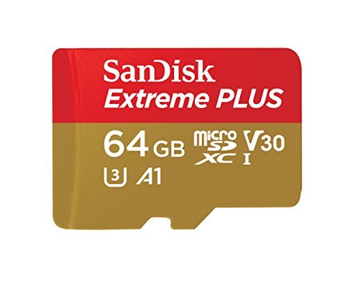 SanDisk Extreme PLUS 64GB microSDXC UHS-I Card - SDSQXBG-064G-GN6MA